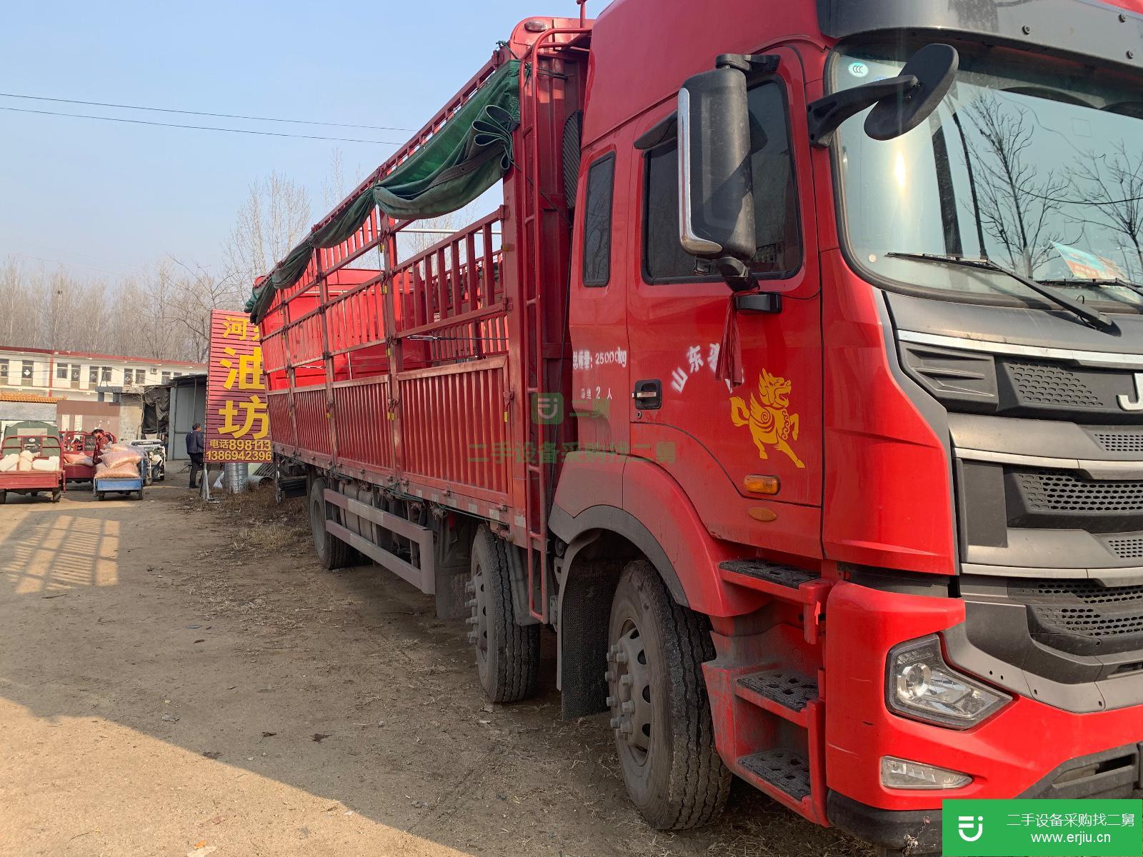 山東出售二手江淮格爾發(fā)高欄載貨車