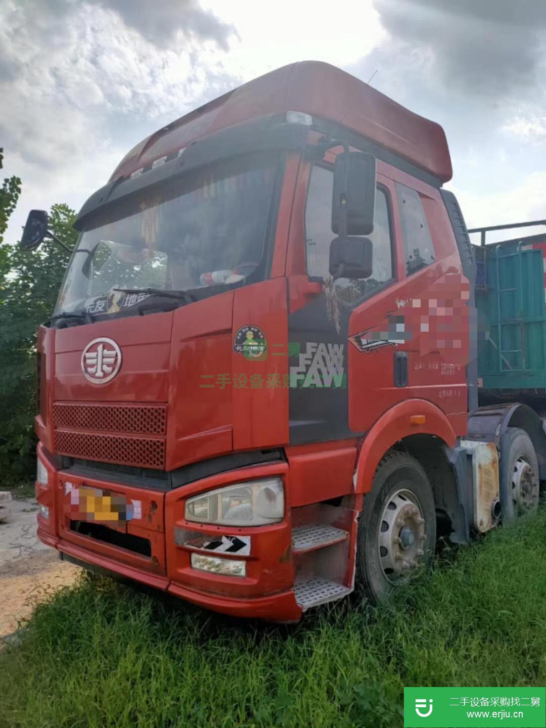 河南出售二手一汽解放半掛車