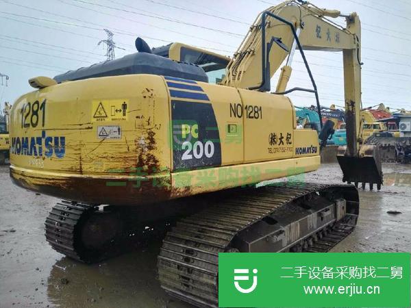 海南出售二手小松200挖掘機