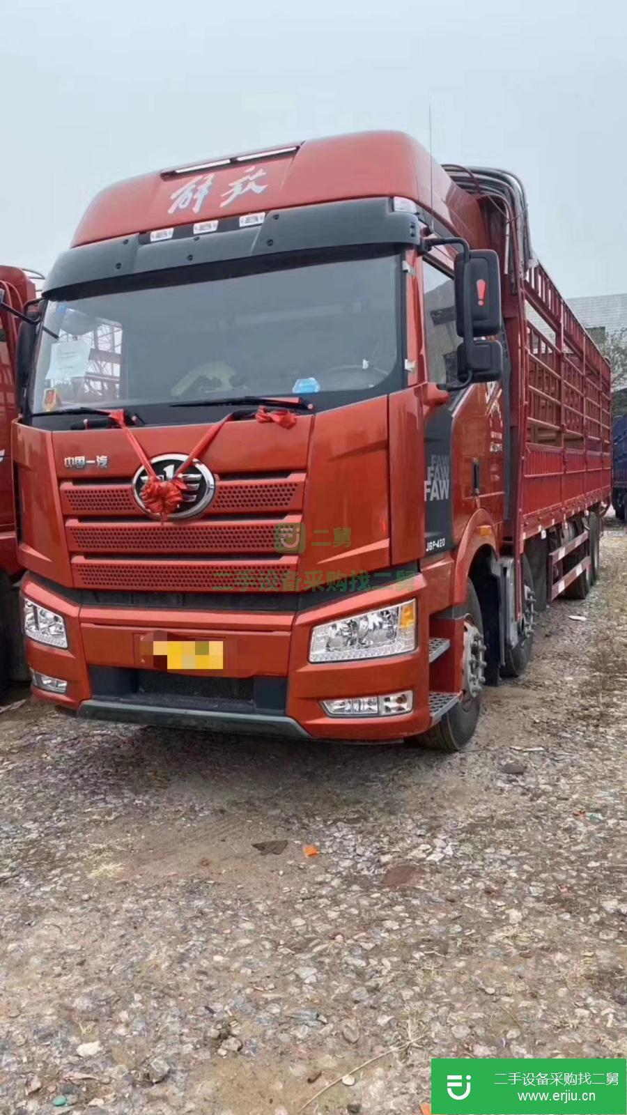 江西出售二手一汽解放J6P高欄載貨車