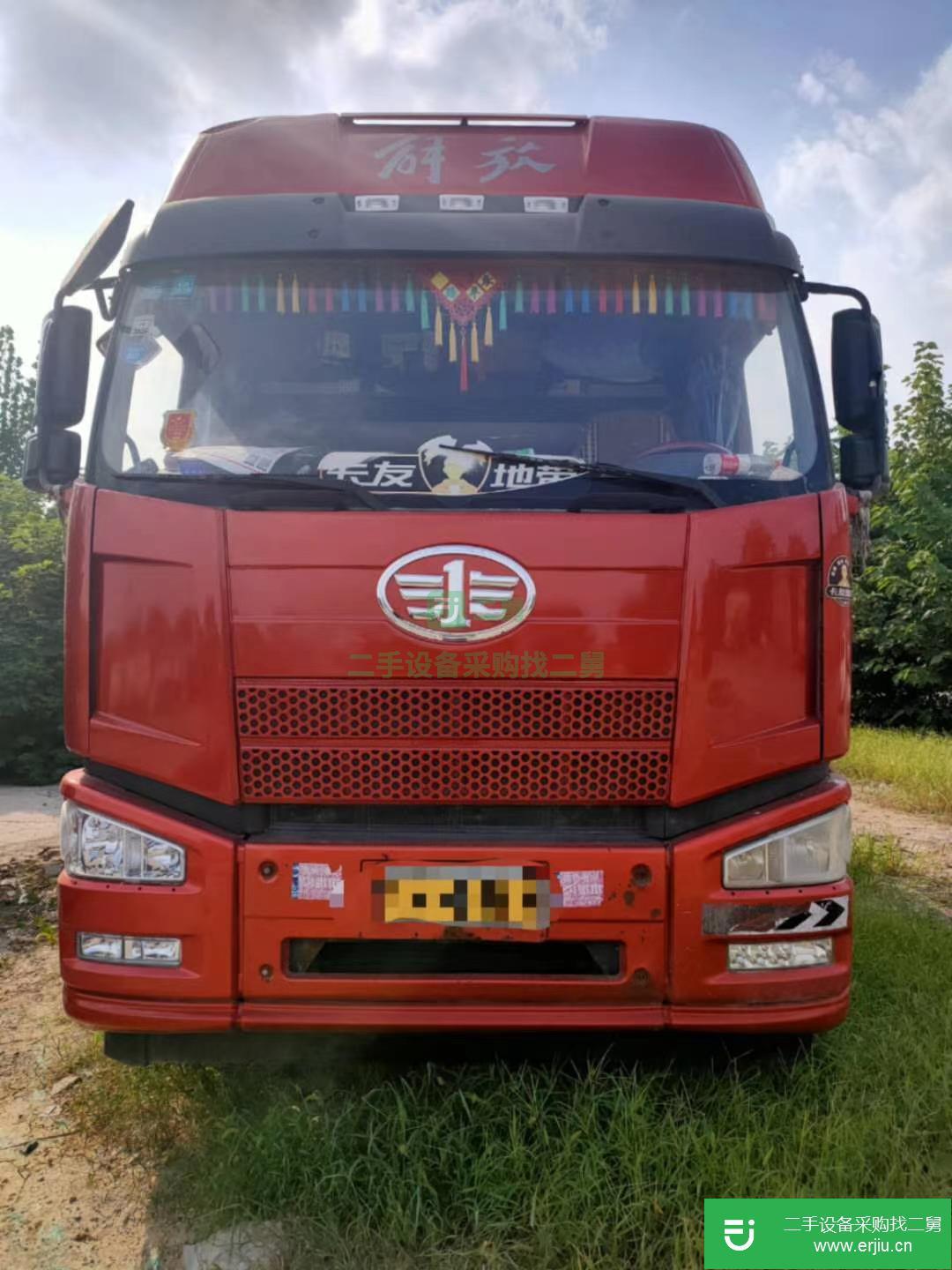 河南出售二手一汽解放半掛車