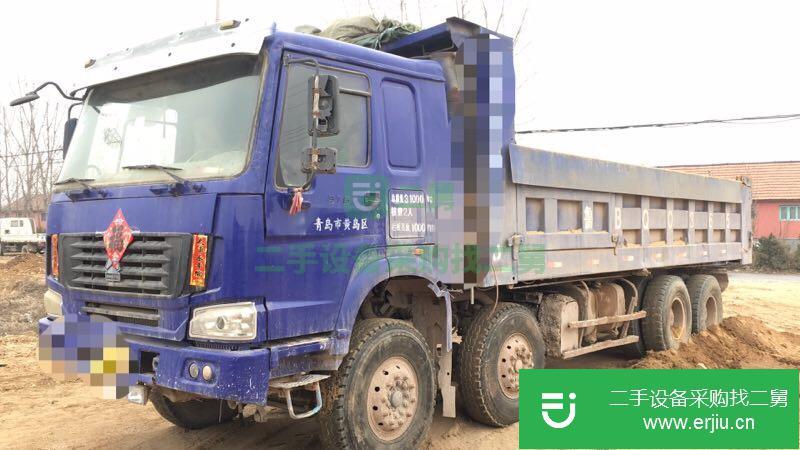 山東出售二手中國重汽前四后八自卸車