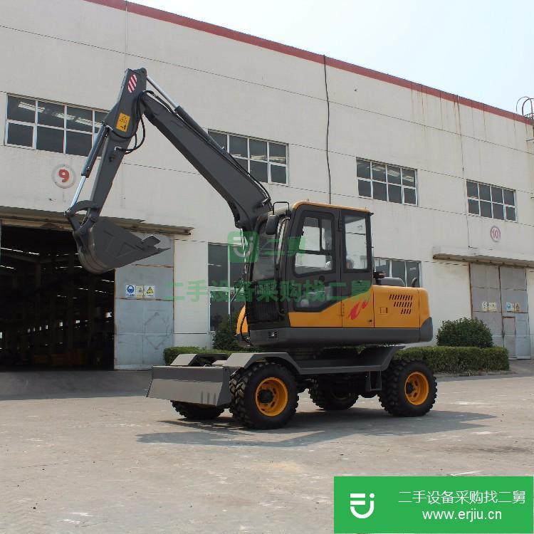 山東出售二手75型輪式挖掘機