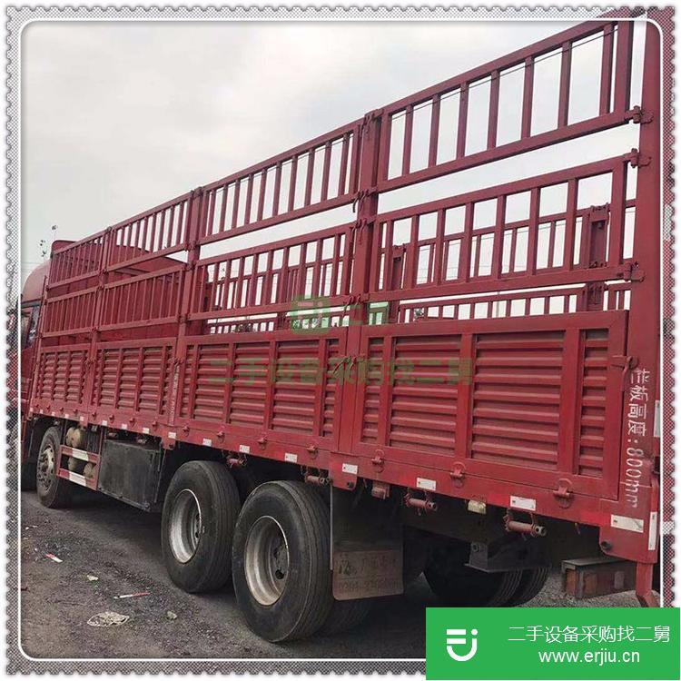 山東出售二手德龍高欄半掛車