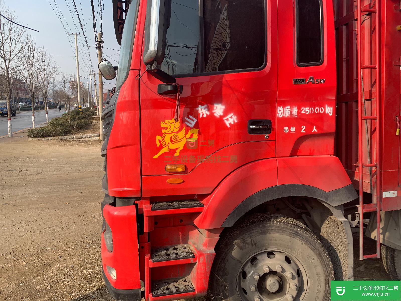 山東出售二手江淮格爾發(fā)高欄載貨車