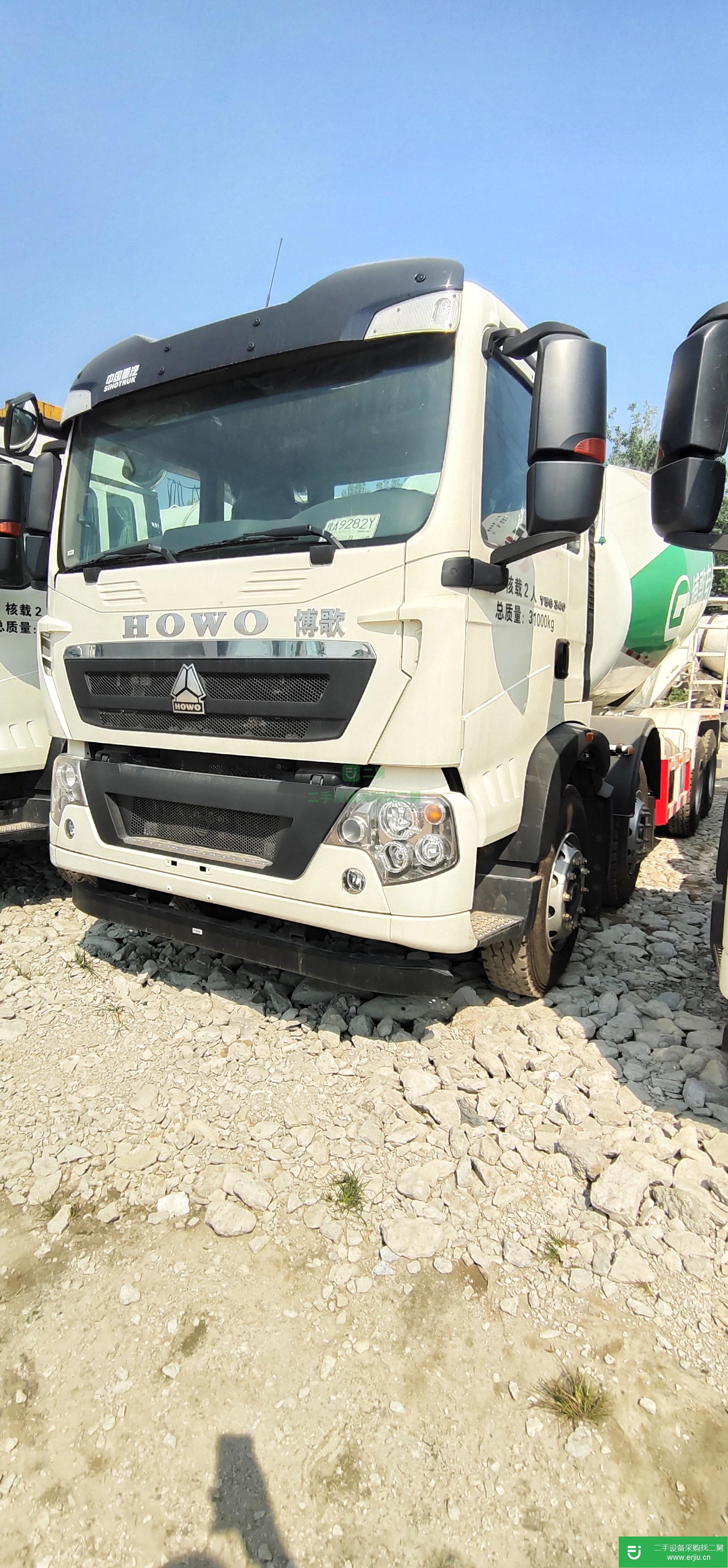 山東出售二手重汽豪沃攪拌車