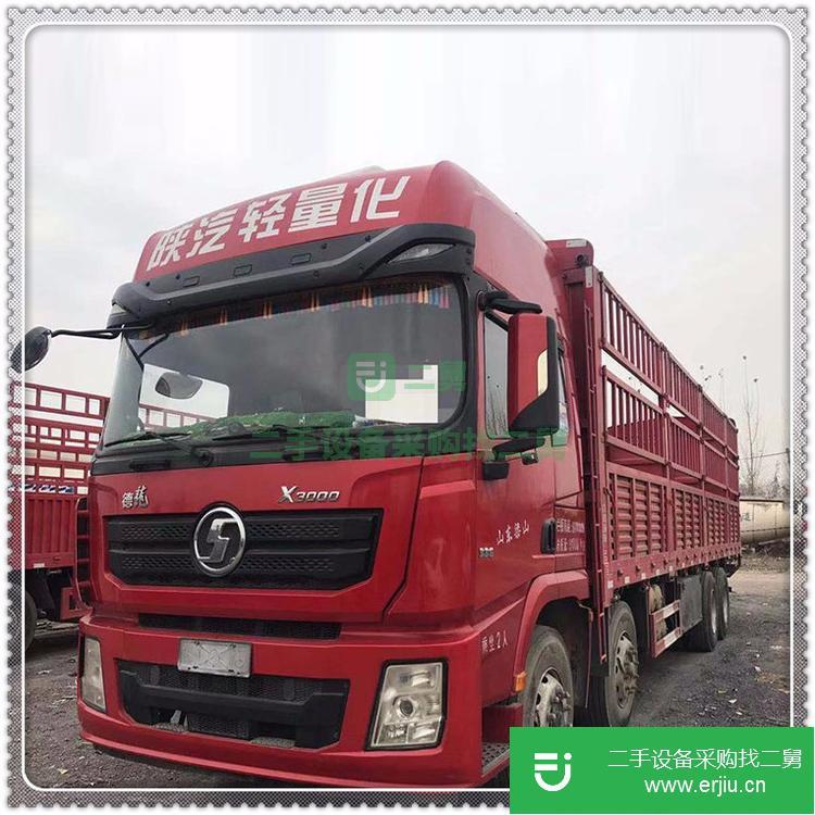 山東出售二手德龍高欄半掛車