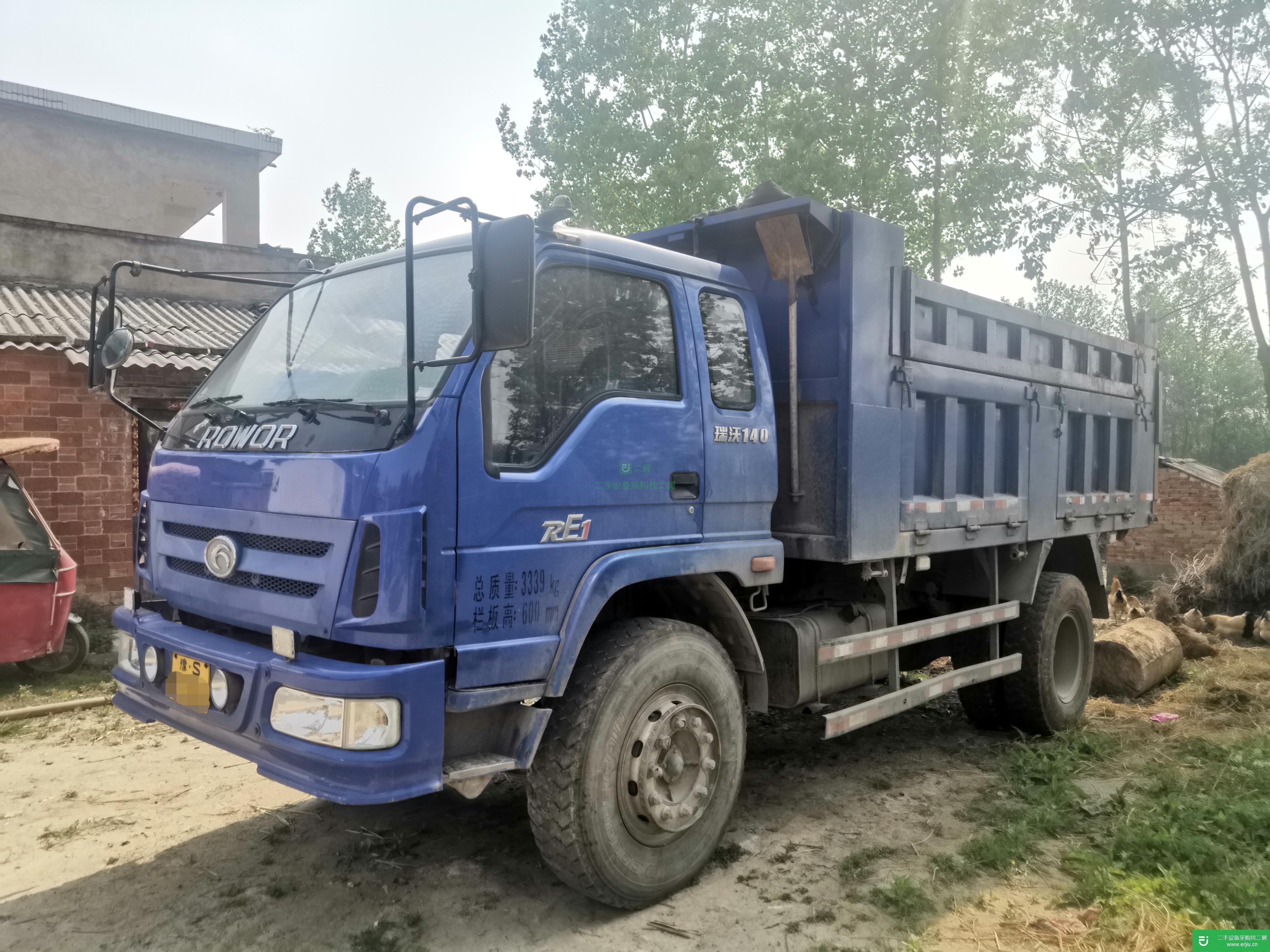 河南出售二手福田瑞沃自卸車