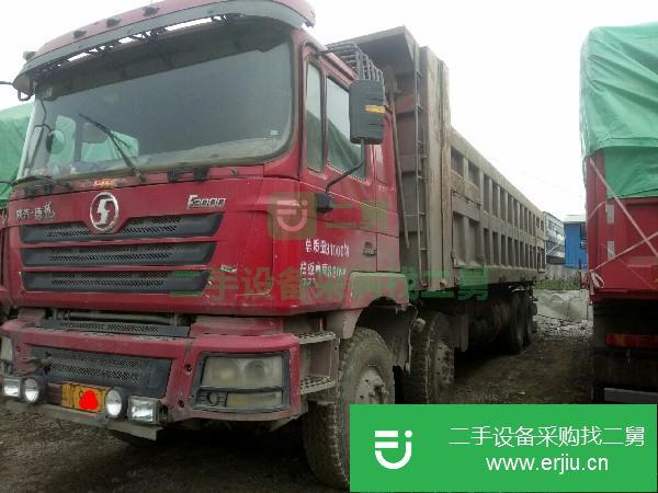 河南出售二手陜汽德龍F3000側翻自卸車
