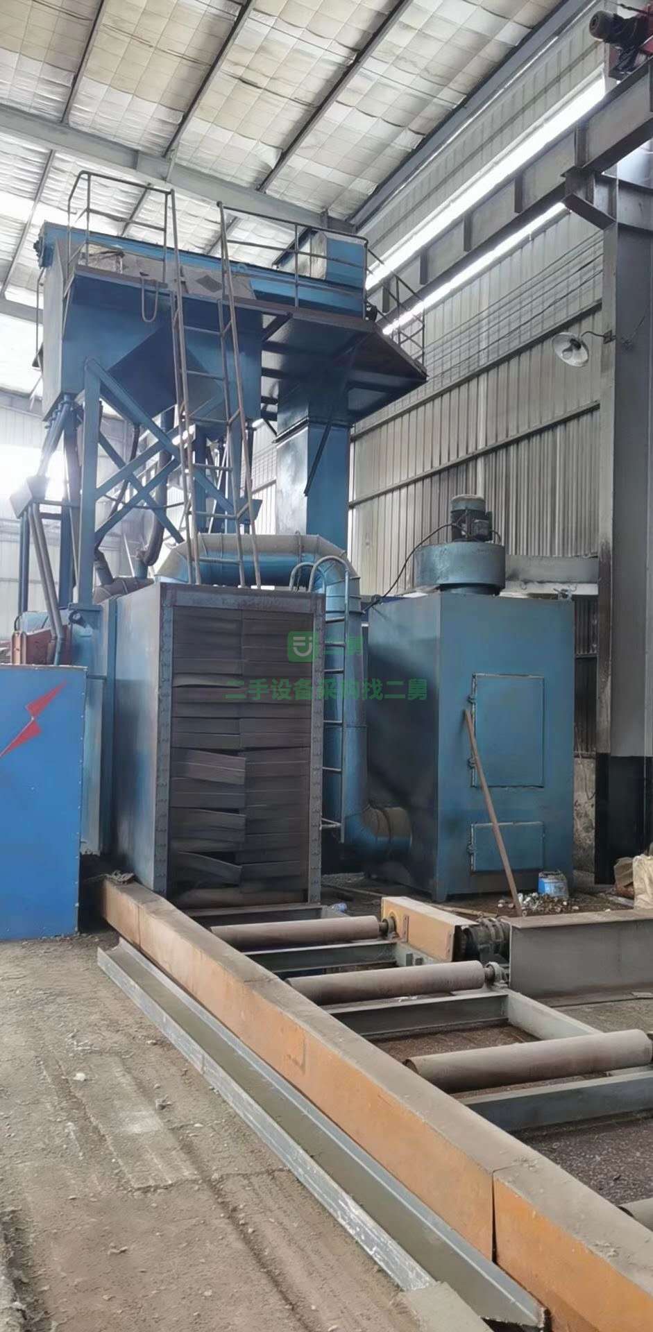 出售二手九成新的1020鋼結構專用拋丸機