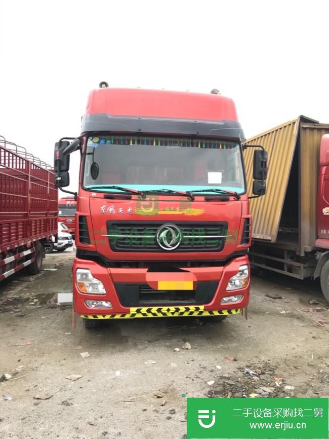 江西出售二手東風天龍前四后八平板貨車