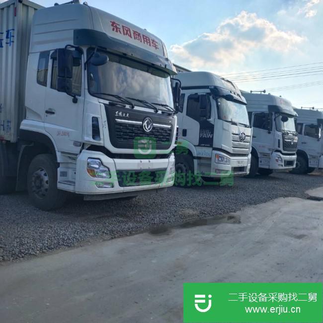 山東出售二手東風(fēng)天龍箱式貨車