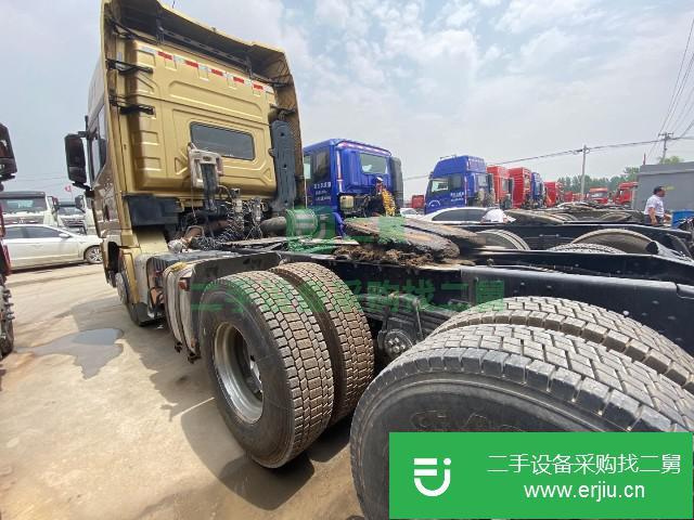 陜西出售二手陜汽重卡德龍牽引車  輕量化500馬力