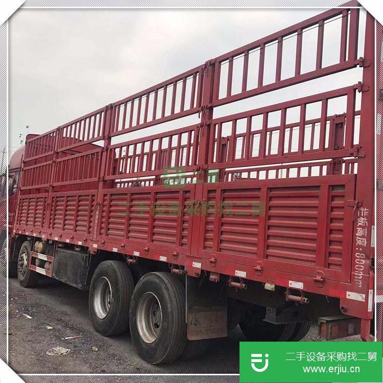 山東出售二手德龍高欄半掛車