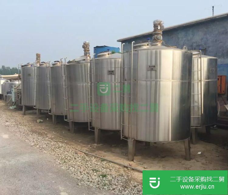 山東出售二手不銹鋼儲罐