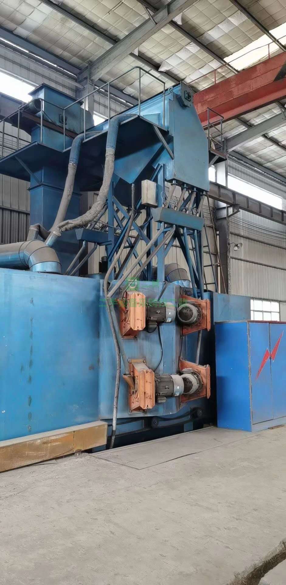 出售二手九成新的1020鋼結構專用拋丸機