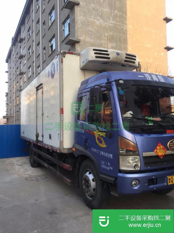 山東出售二手青島解放冷藏車