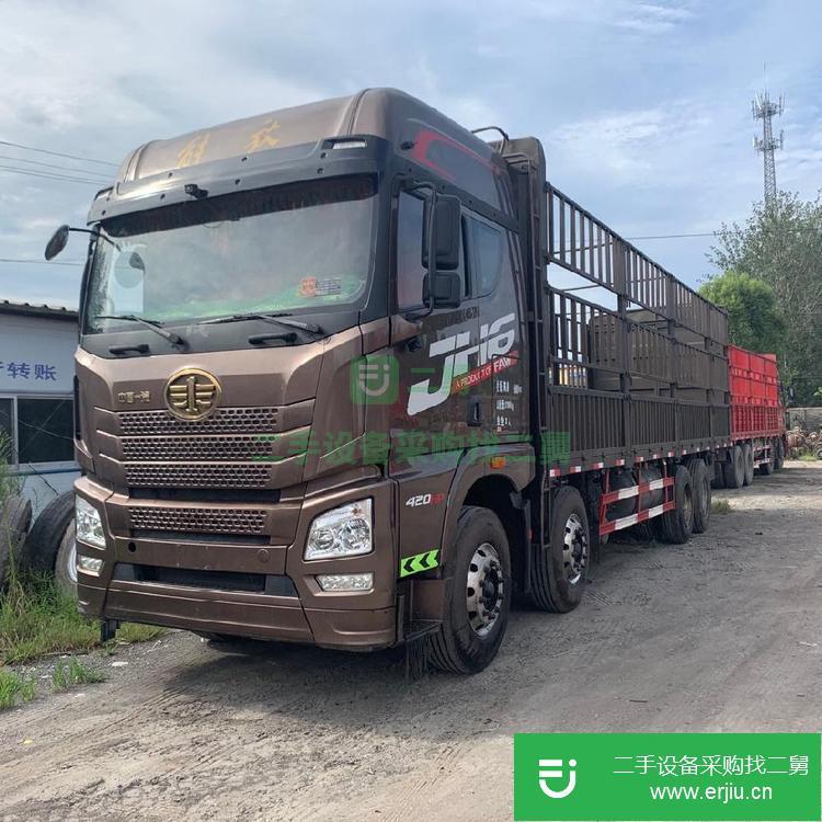 山東出售二手青島解放廂式貨車(chē)