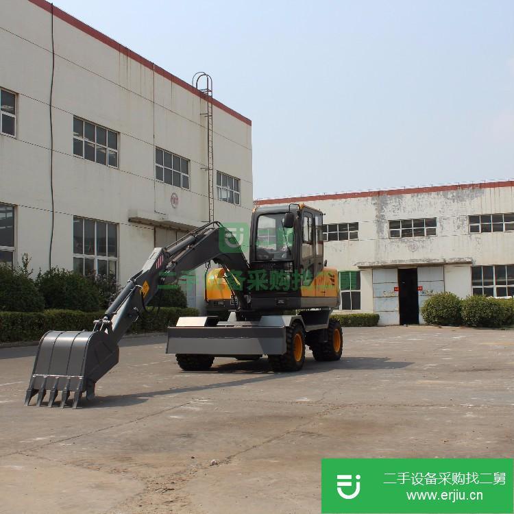 山東出售二手75型輪式挖掘機