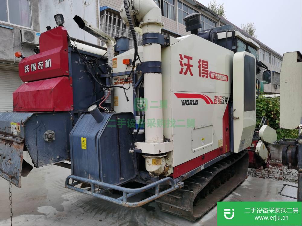 黑龍江出售沃得履帶式全喂入聯(lián)合收割機