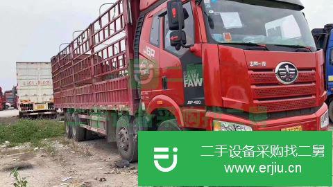江西出售二手一汽解放J6P倉(cāng)柵式載貨車