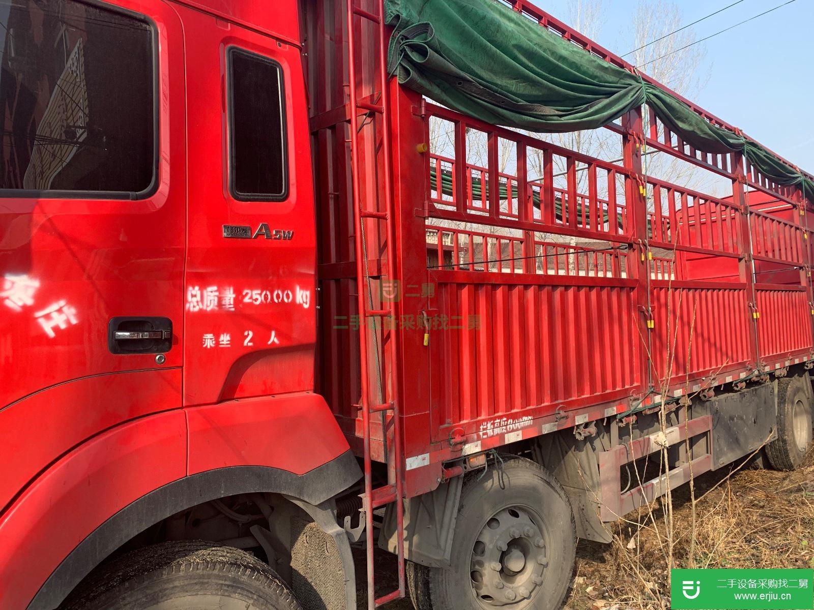 山東出售二手江淮格爾發(fā)高欄載貨車