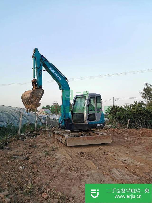 江蘇出售二手山河智能SWE70挖掘機