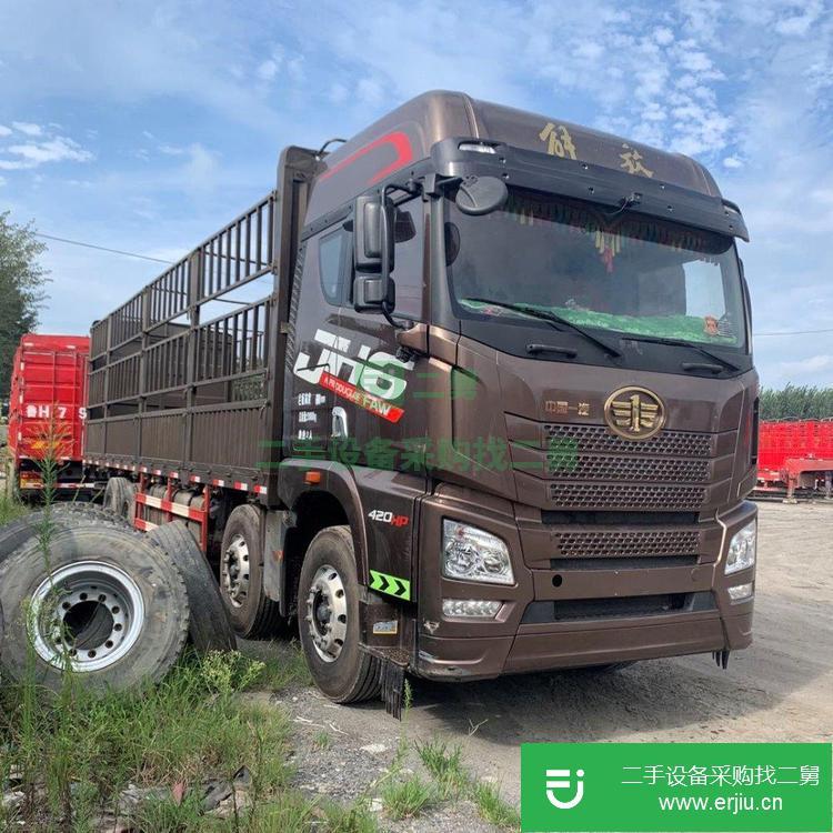 山東出售二手青島解放廂式貨車(chē)