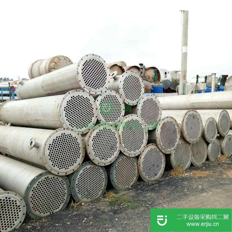 山東出售二手不銹鋼列管式冷凝器