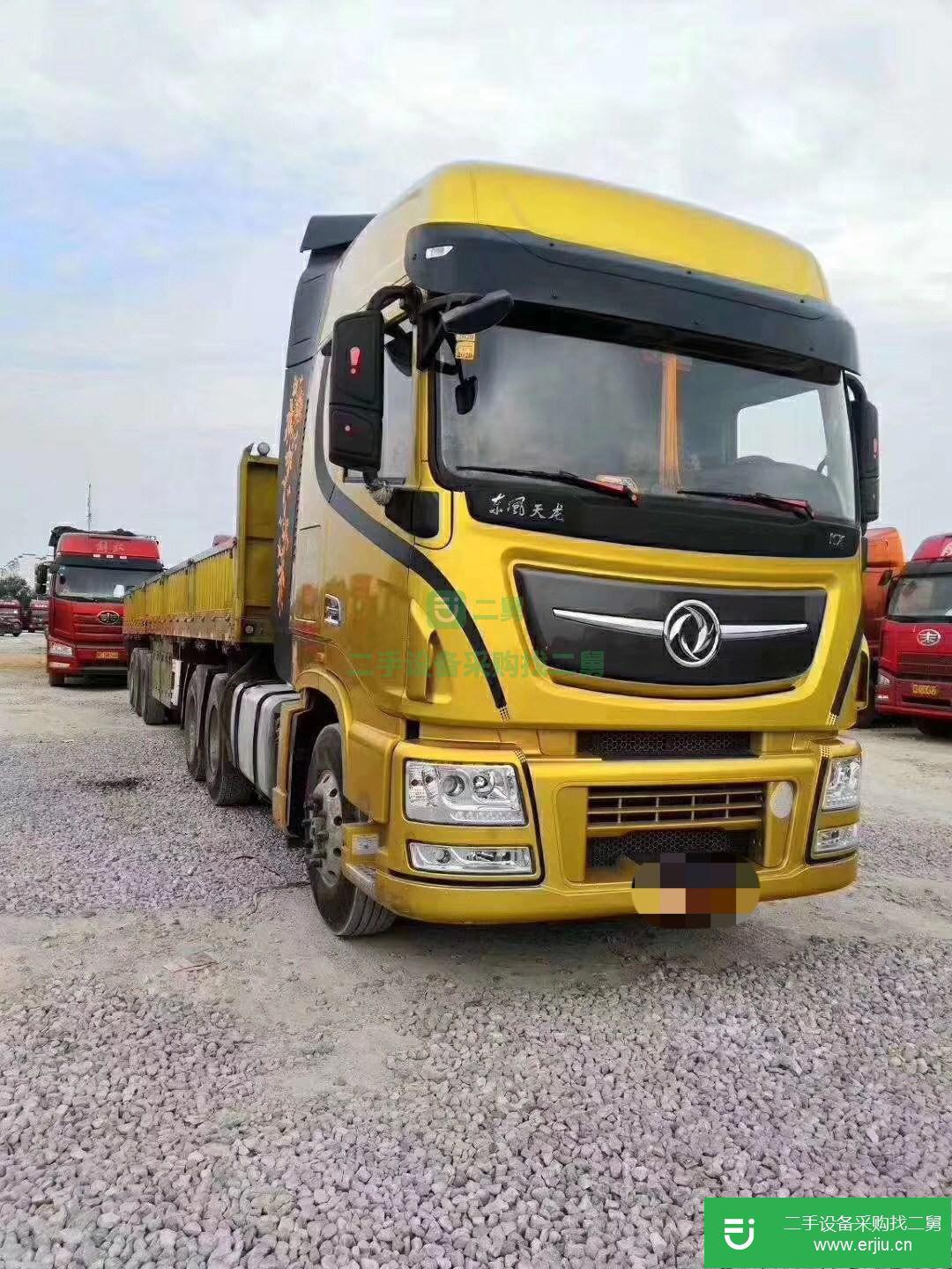 湖南出售二手東風天龍半掛車