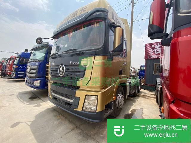 陜西出售二手陜汽重卡德龍牽引車  輕量化500馬力