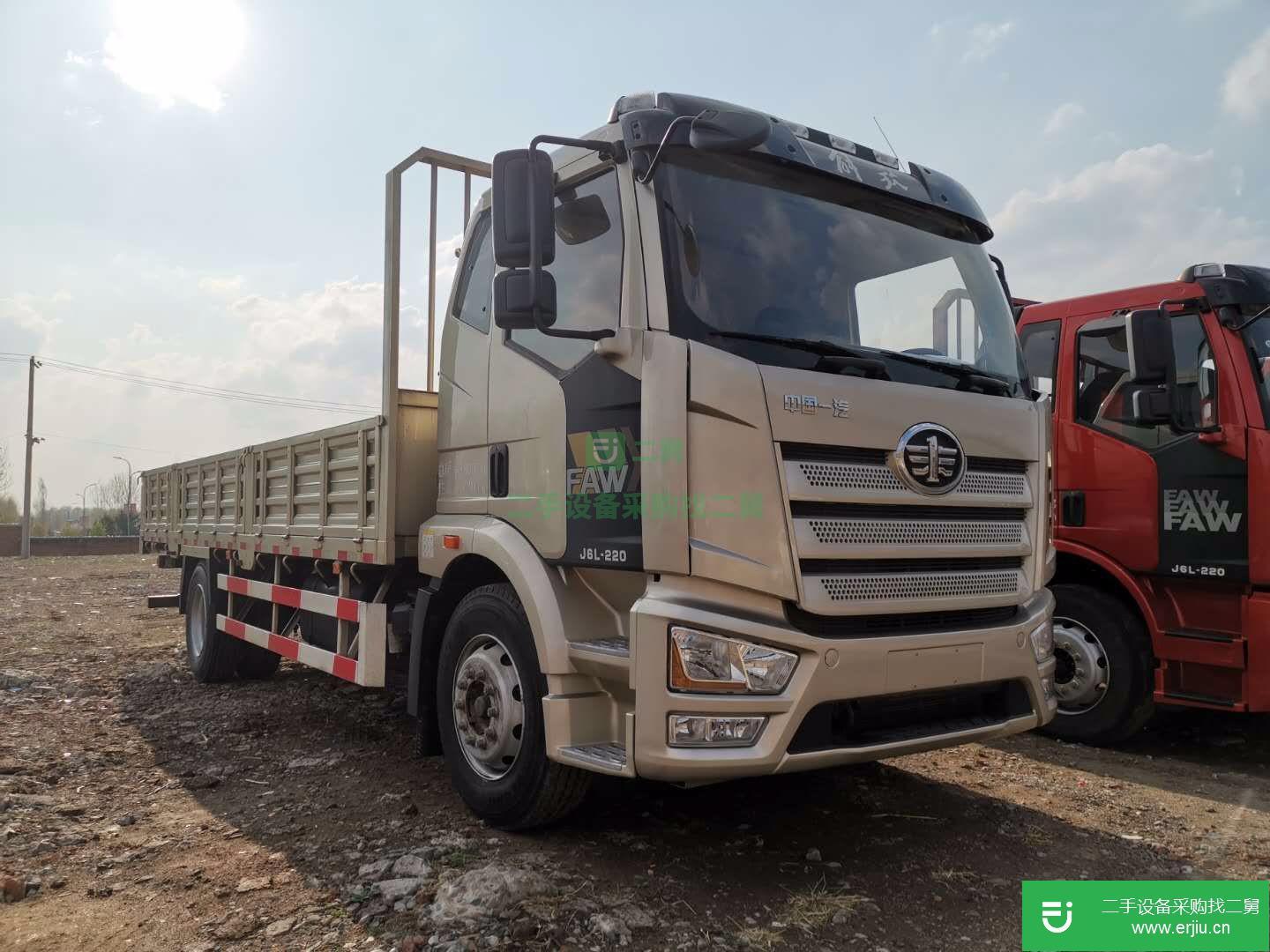 黑龍江出售二手一汽解放J6L平板車