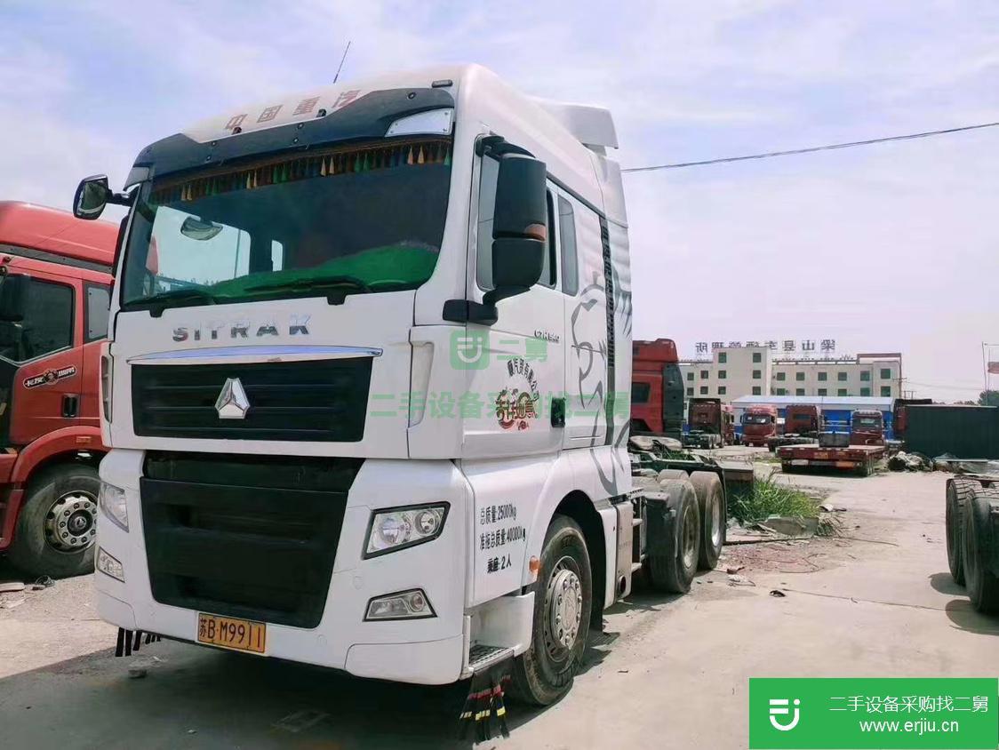 山東出售二手重汽汕德卡牽引車