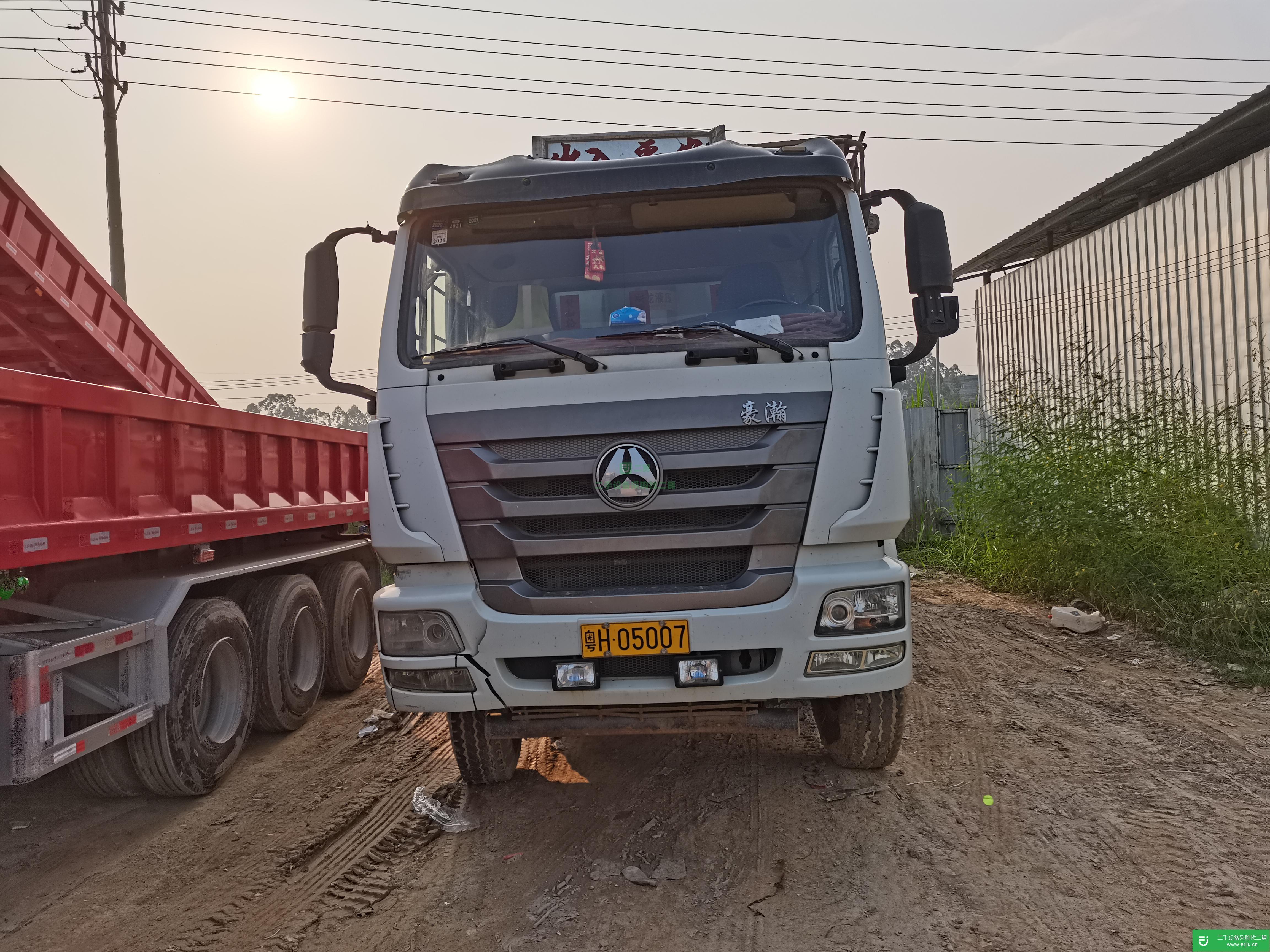廣東出售二手重汽豪瀚自卸車