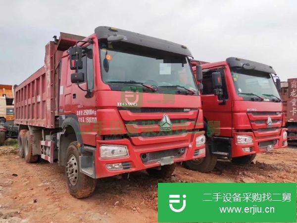 江西出售二手豪沃后八輪自卸車