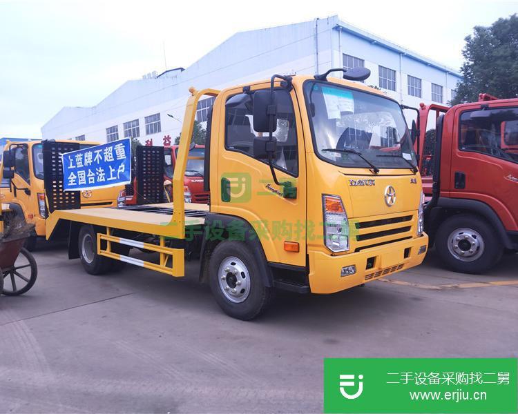 湖北出售二手東風挖機拖板車