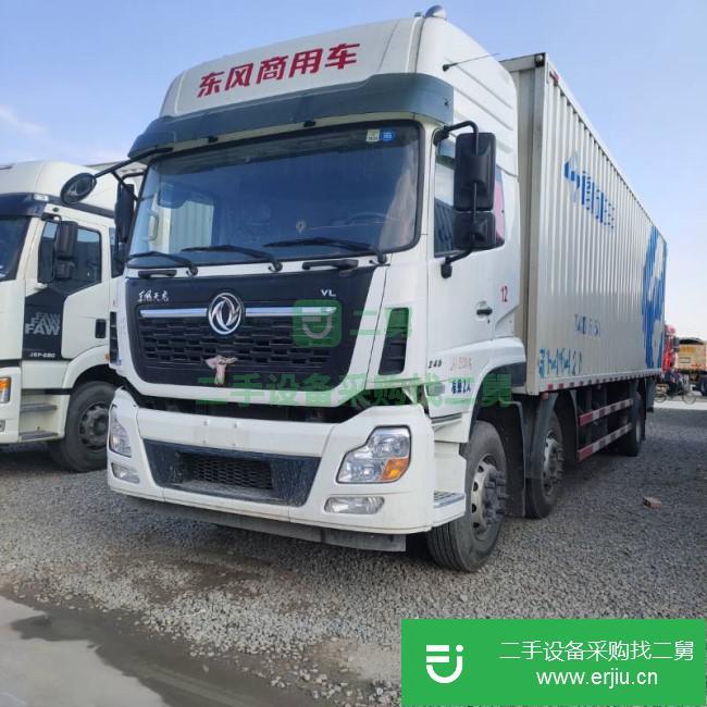 山東出售二手東風(fēng)天龍箱式貨車