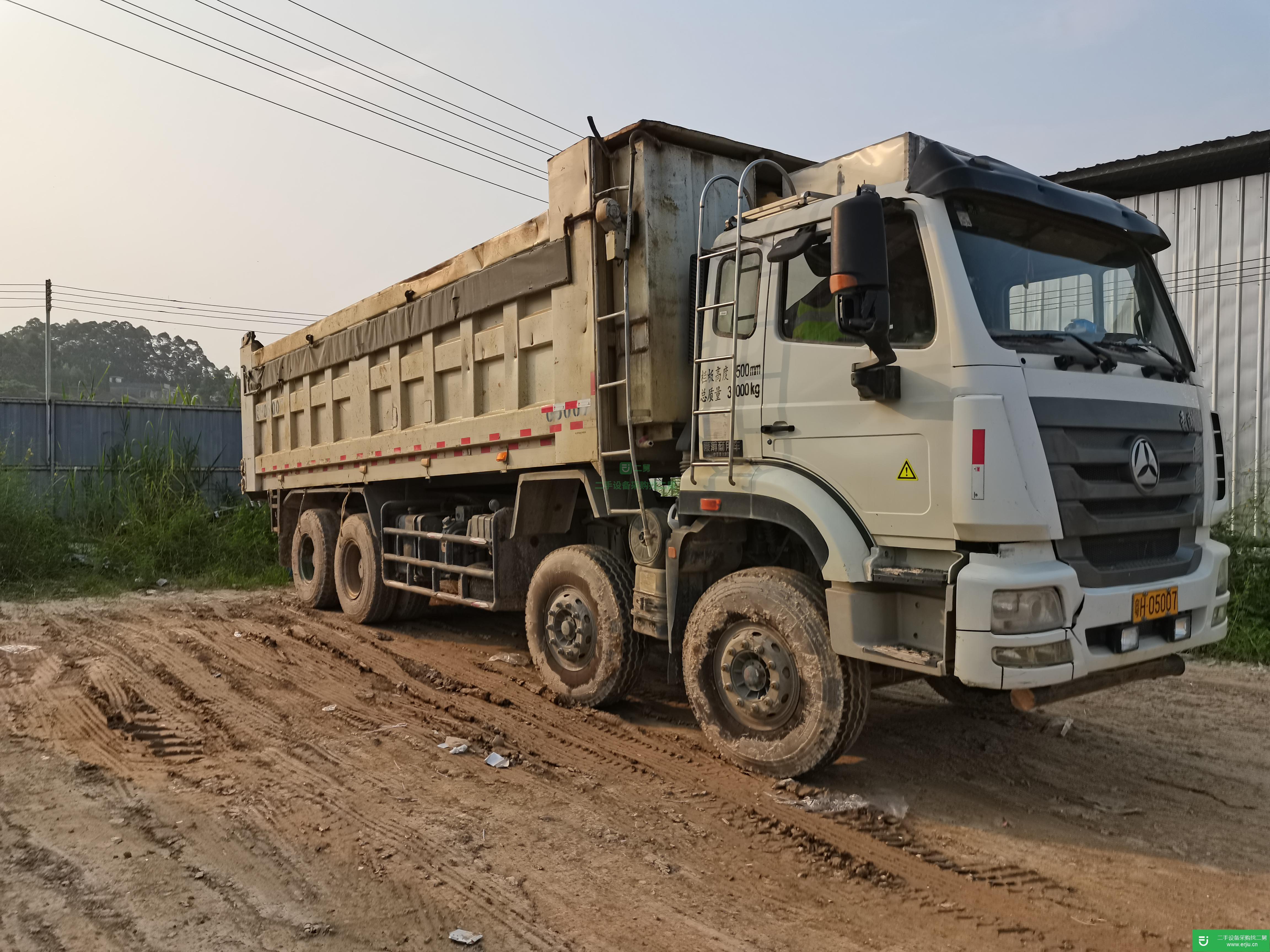 廣東出售二手重汽豪瀚自卸車