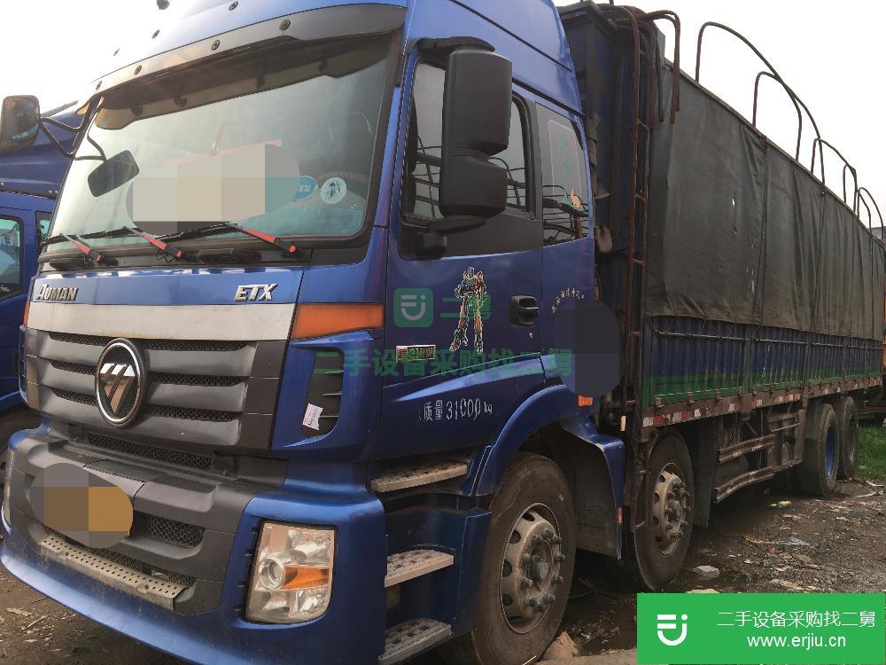 甘肅出售二手歐曼前四后八高欄貨車