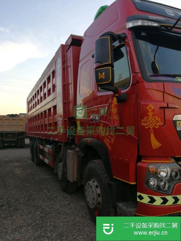 陜西出售二手重汽豪沃自卸車