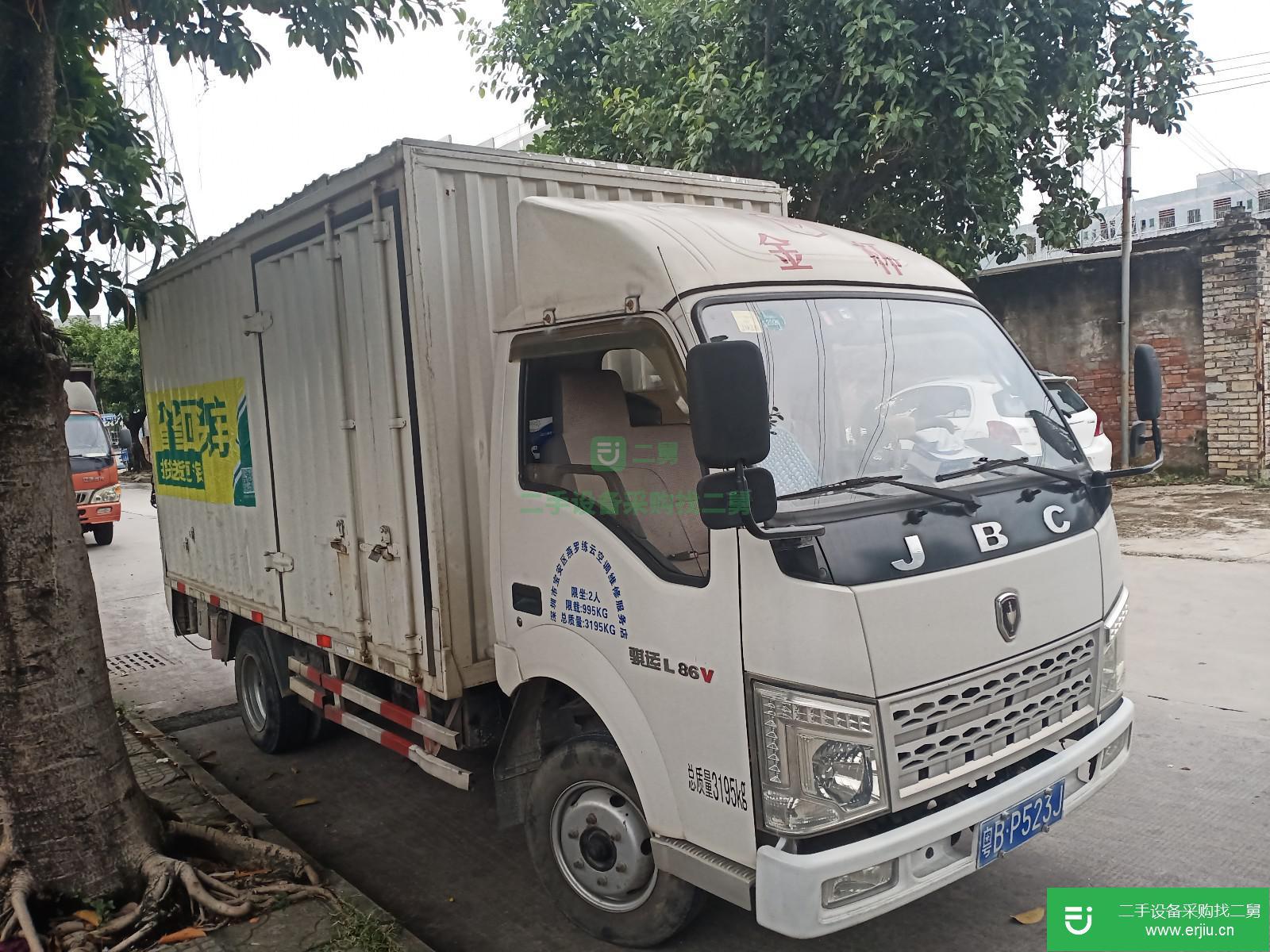 廣東出售二手金杯騏運廂式貨車