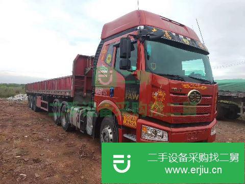 江西出售二手一汽解放J6P平板車