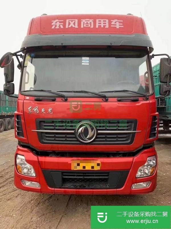 河北出售二手東風天龍牽引車  450馬力 原車原版