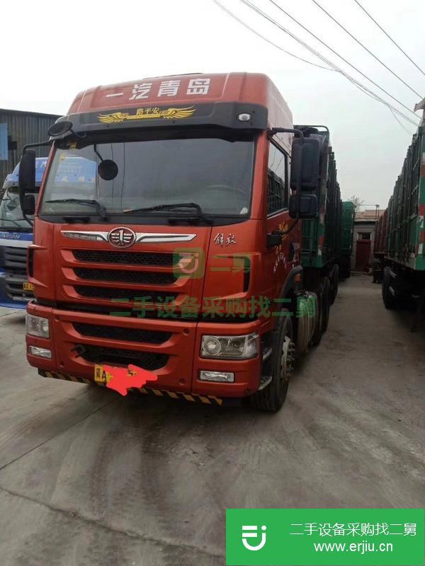 河北出售二手解放牽引車，原車原版,無磕碰,帶大保險,車況極品