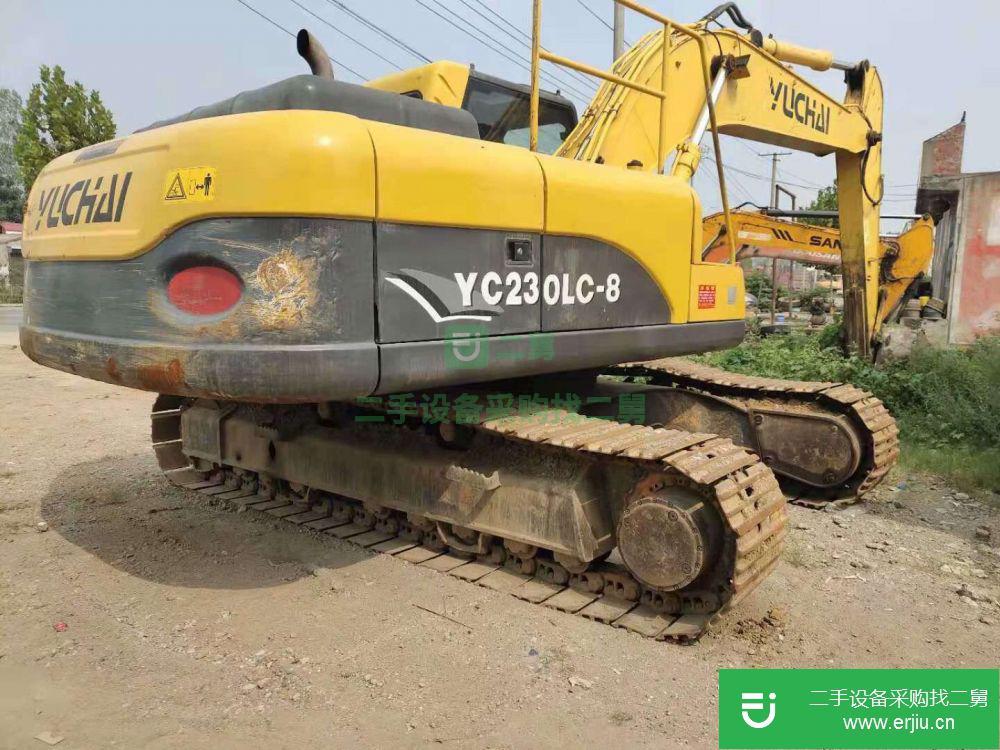 湖南出售二手玉柴YC230LC-8挖掘機(jī)