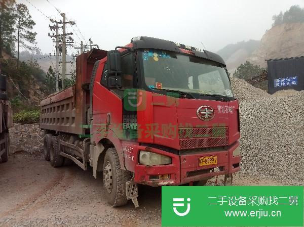 江西出售二手一汽解放J6P自卸車