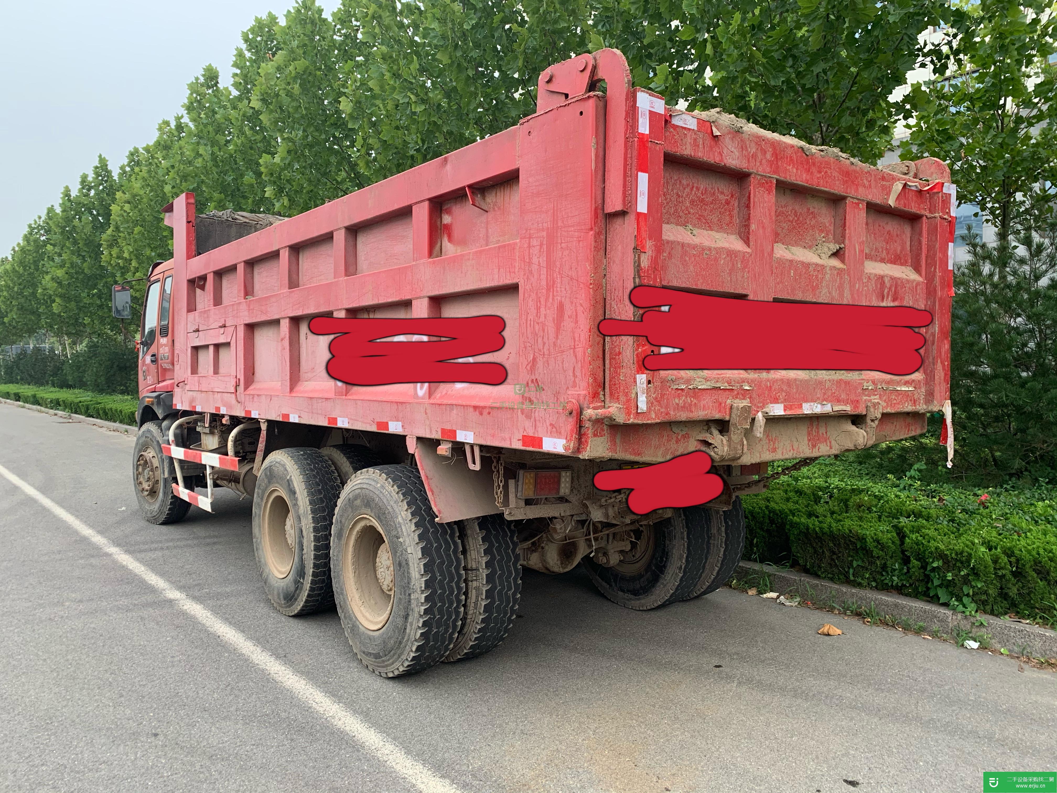 山東出售二手福田歐曼自卸車