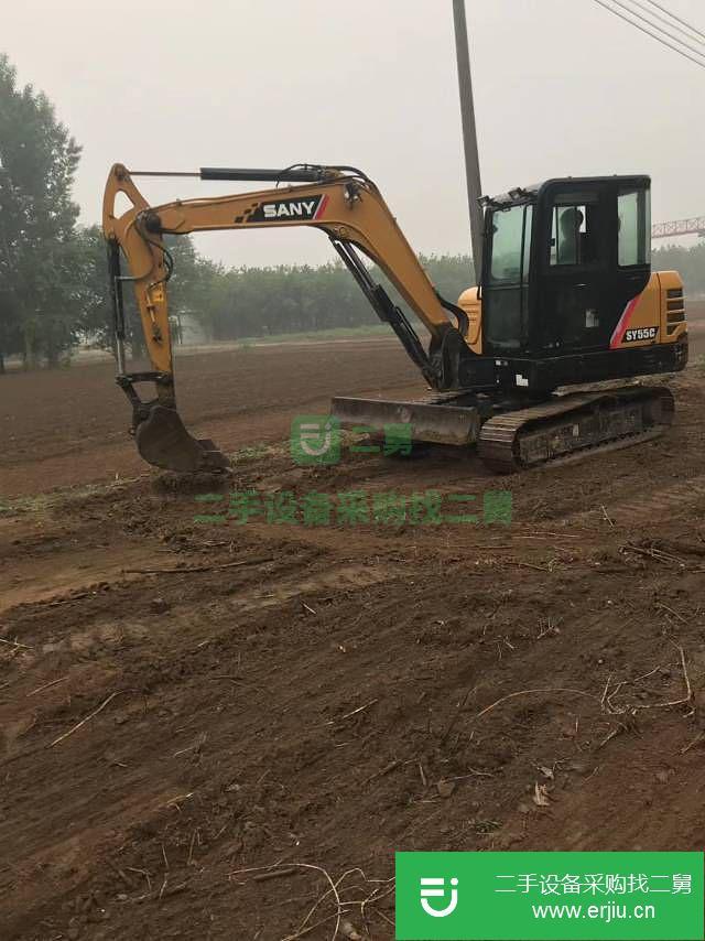 河北出售二手三一重工SY55C-9挖掘機