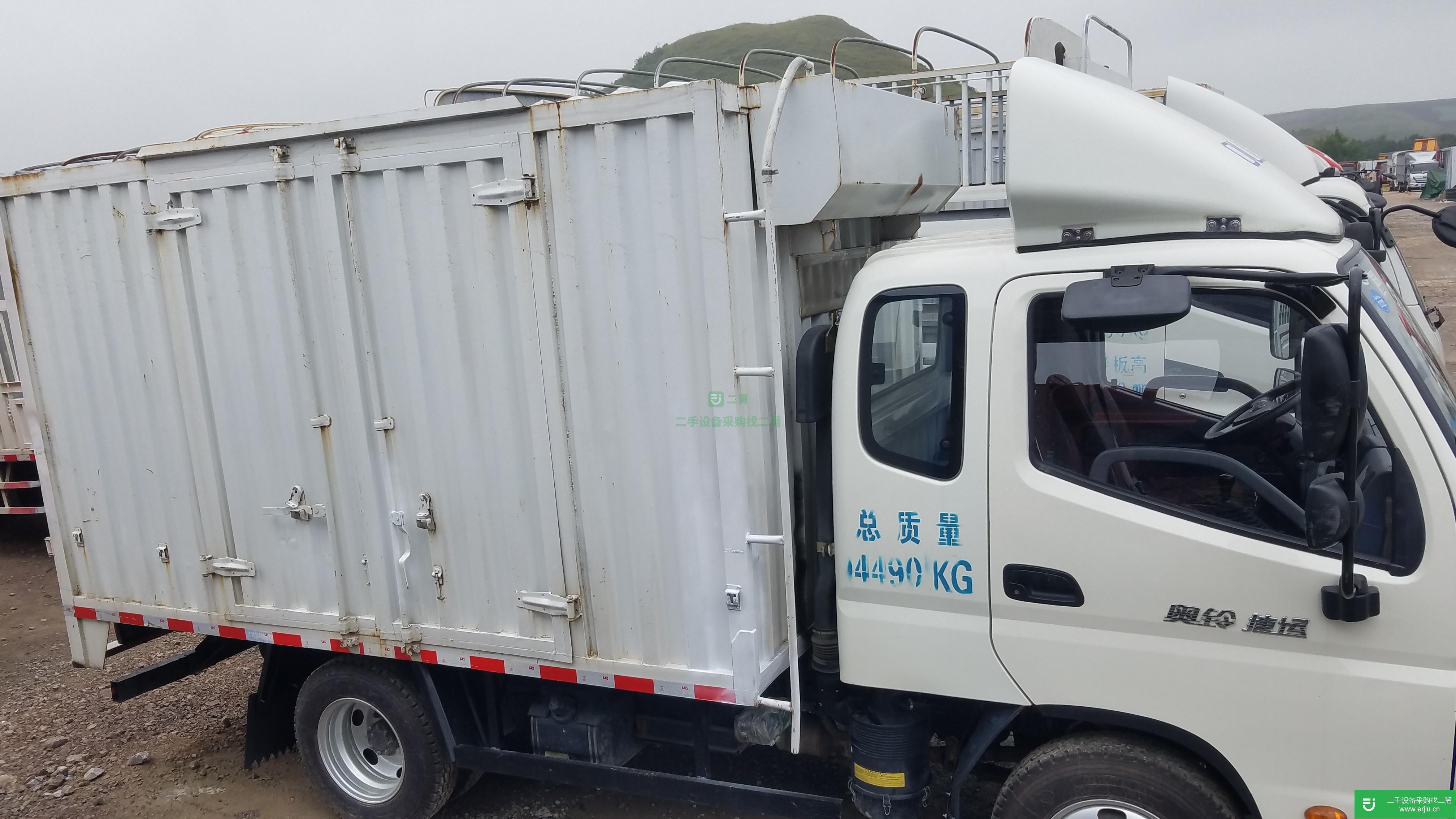 貴州出售二手福田奧鈴箱式貨車