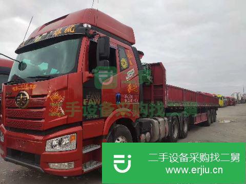 江西出售二手一汽解放J6P平板車